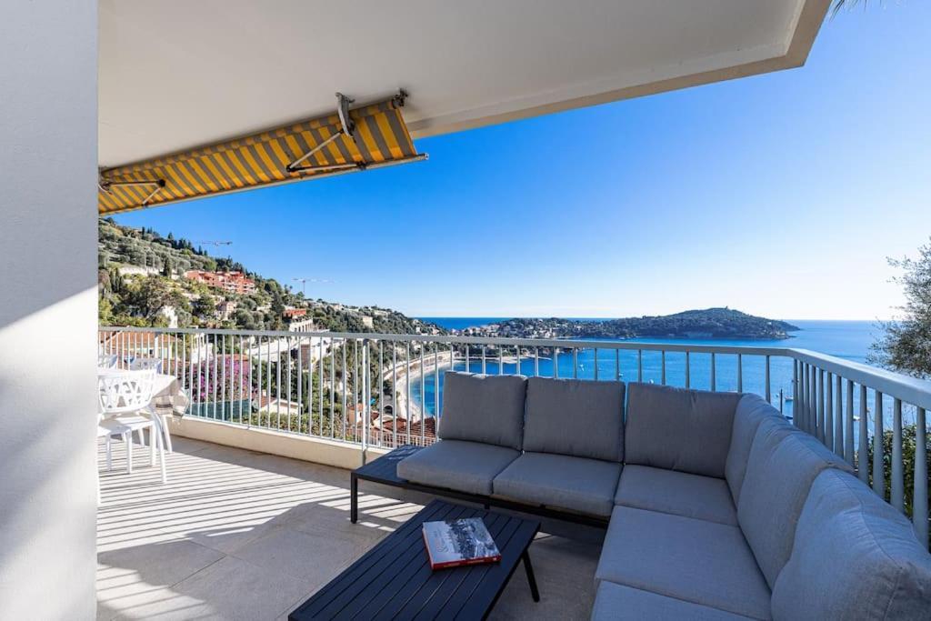 Villefranche Sur Mer:Appartement-Villa, Vue Mer, Jardin, Parking. Kültér fotó