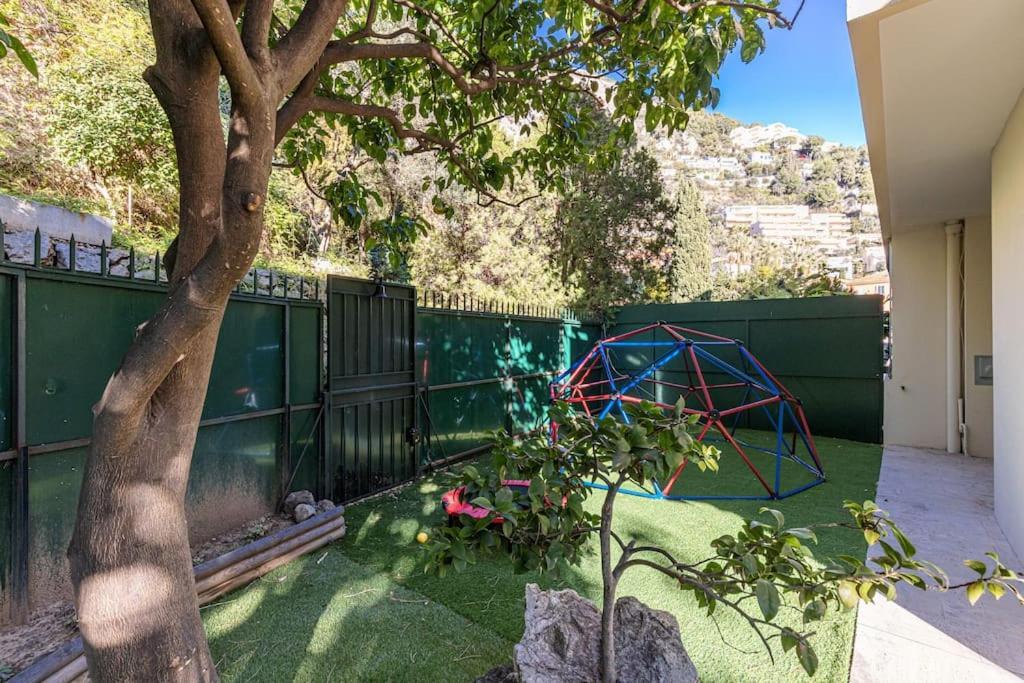 Villefranche Sur Mer:Appartement-Villa, Vue Mer, Jardin, Parking. Kültér fotó