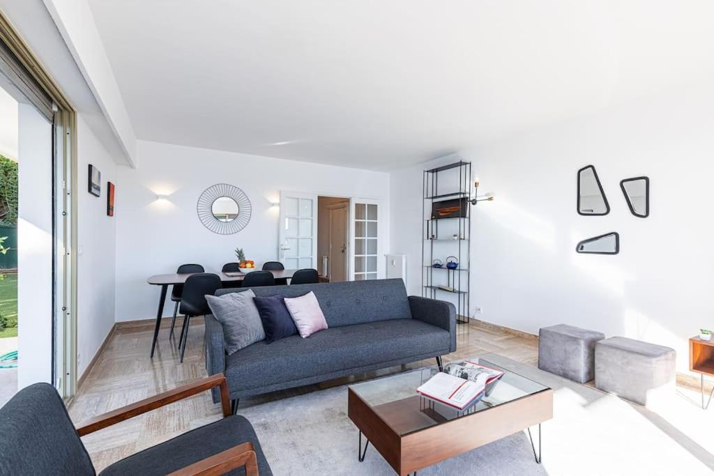 Villefranche Sur Mer:Appartement-Villa, Vue Mer, Jardin, Parking. Kültér fotó
