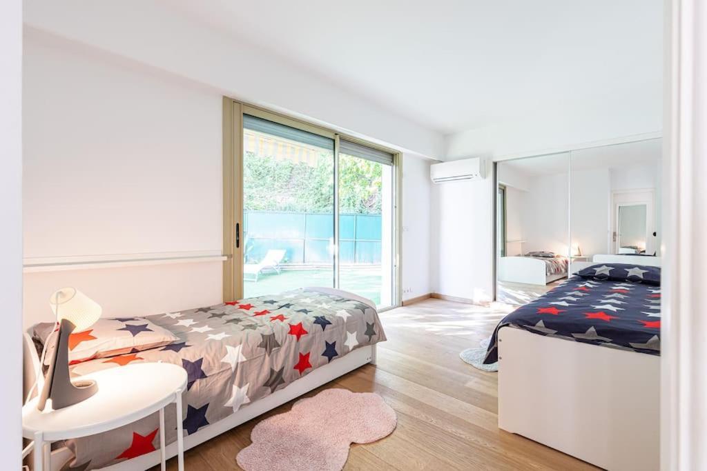 Villefranche Sur Mer:Appartement-Villa, Vue Mer, Jardin, Parking. Kültér fotó